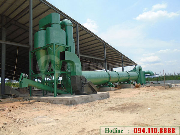 Máy sấy mùn cưa