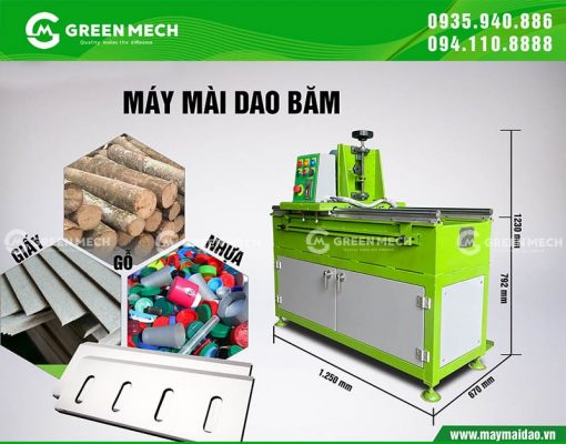 Máy mài dao GREEN MECH mài được cả dao băm gỗ, dao cắt giấy,...