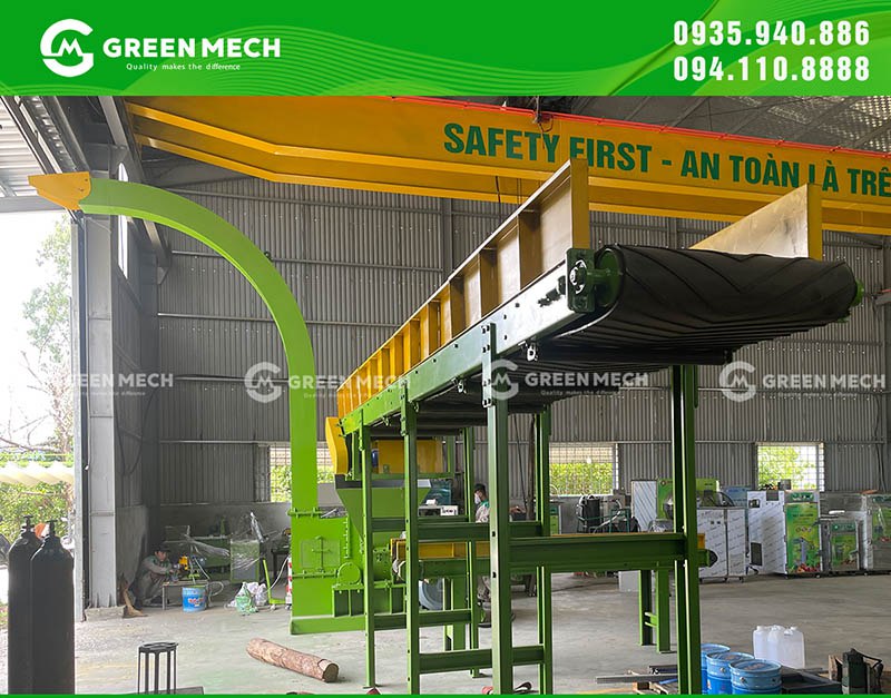 Máy băm dăm gỗ GREEN MECH chất lượng cao