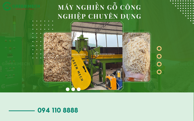 Máy nghiền gỗ công nghiệp chuyên dụng