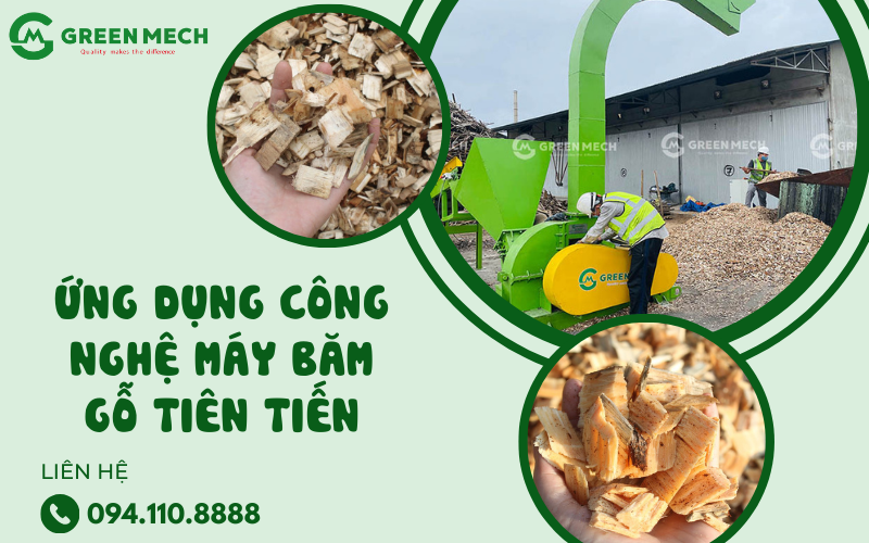 Ứng dụng công nghệ máy băm gỗ tiên tiến