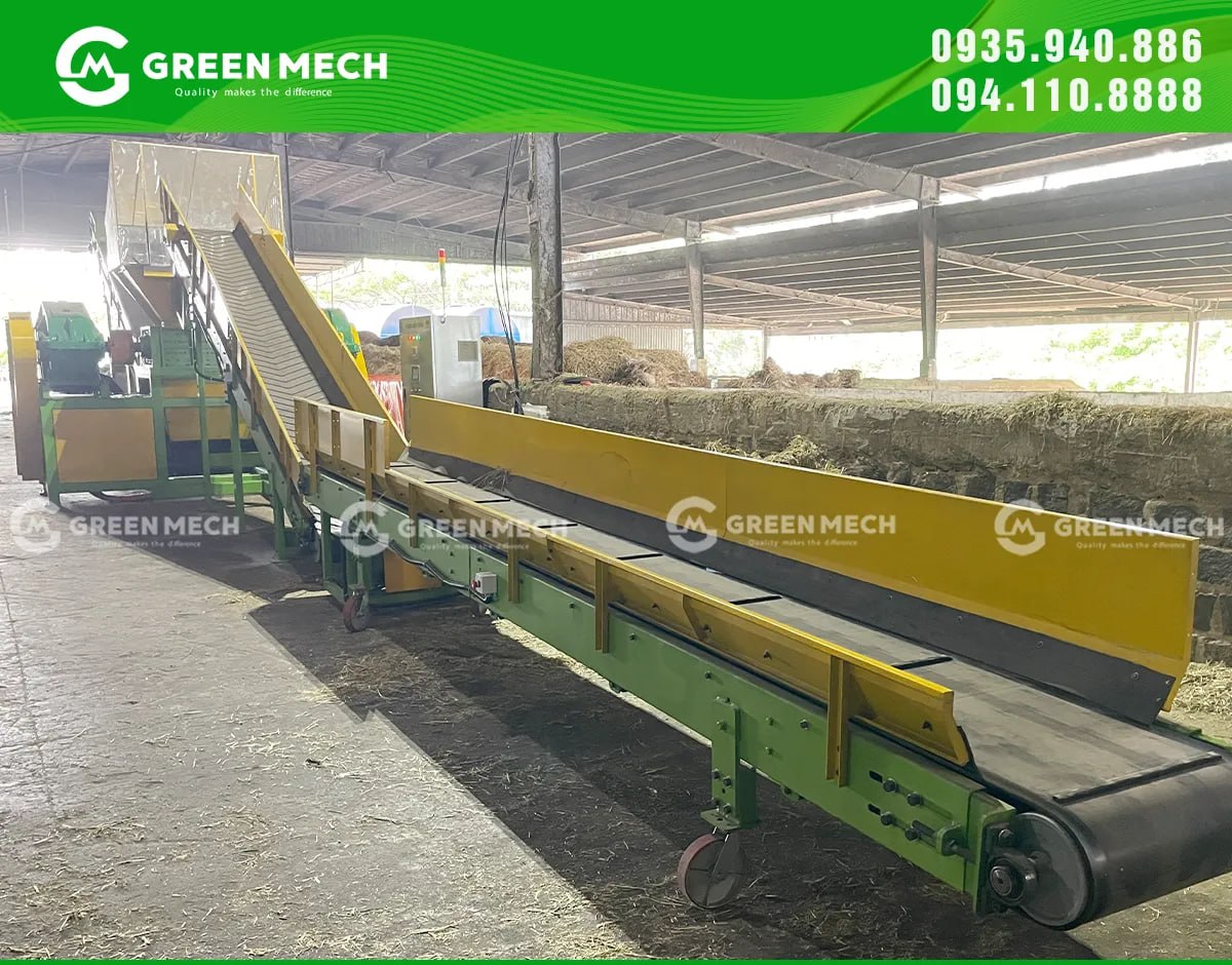 Máy có băng chuyền giúp việc vận hành và sản xuất được tối ưu hóa